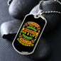 Wonderful Dog Life Necklace Stainless Steel or 18k Gold Dog Tag 24" Chain-Express Your Love Gifts