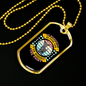 Wonderful Dogs Necklace Stainless Steel or 18k Gold Dog Tag 24" Chain-Express Your Love Gifts