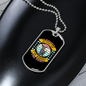 Wonderful Dogs Necklace Stainless Steel or 18k Gold Dog Tag 24" Chain-Express Your Love Gifts
