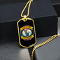 Wonderful Dogs Necklace Stainless Steel or 18k Gold Dog Tag 24" Chain-Express Your Love Gifts