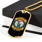 Wonderful Dogs Necklace Stainless Steel or 18k Gold Dog Tag 24" Chain-Express Your Love Gifts