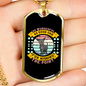 Wonderful Dogs Necklace Stainless Steel or 18k Gold Dog Tag 24" Chain-Express Your Love Gifts