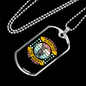 Wonderful Dogs Necklace Stainless Steel or 18k Gold Dog Tag 24" Chain-Express Your Love Gifts