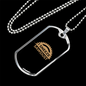 Woodworkers Sneeze Sawdust Woodworker Dog Tag Stainless Steel or 18k Gold W 24"-Express Your Love Gifts