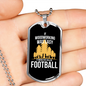 Woodworking Is Not Easy Woodworker Dog Tag Stainless Steel or 18k Gold W 24"-Express Your Love Gifts