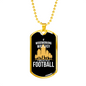 Woodworking Is Not Easy Woodworker Dog Tag Stainless Steel or 18k Gold W 24"-Express Your Love Gifts