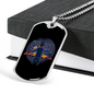 Working Tools Of Carpenter Woodworker Dog Tag Stainless Steel or 18k Gold W 24"-Express Your Love Gifts