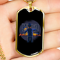 Working Tools Of Carpenter Woodworker Dog Tag Stainless Steel or 18k Gold W 24"-Express Your Love Gifts
