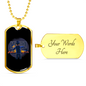Working Tools Of Carpenter Woodworker Dog Tag Stainless Steel or 18k Gold W 24"-Express Your Love Gifts