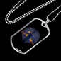Working Tools Of Carpenter Woodworker Dog Tag Stainless Steel or 18k Gold W 24"-Express Your Love Gifts
