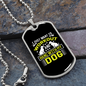 Workout and Dog Necklace Stainless Steel or 18k Gold Dog Tag 24" Chain-Express Your Love Gifts