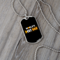 World's Best Bitcoin Dad Crypto Necklace Stainless Steel or 18k Gold Dog Tag 24" Chain-Express Your Love Gifts