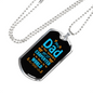 World'S Best Carpenter Woodworker Dog Tag Stainless Steel or 18k Gold W 24"-Express Your Love Gifts