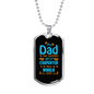 World'S Best Carpenter Woodworker Dog Tag Stainless Steel or 18k Gold W 24"-Express Your Love Gifts