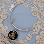 World's Best Dog Mom Bracelet Stainless Steel or 18k Gold Circle Bangle-Express Your Love Gifts