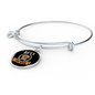 World's Best Dog Mom Bracelet Stainless Steel or 18k Gold Circle Bangle-Express Your Love Gifts