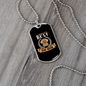 World's Best Dog Mom Necklace Stainless Steel or 18k Gold Dog Tag 24" Chain-Express Your Love Gifts