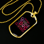 World's Greates Dog Grandma Necklace Stainless Steel or 18k Gold Dog Tag 24" Chain-Express Your Love Gifts
