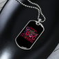 World's Greates Dog Grandma Necklace Stainless Steel or 18k Gold Dog Tag 24" Chain-Express Your Love Gifts
