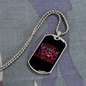 World's Greates Dog Grandma Necklace Stainless Steel or 18k Gold Dog Tag 24" Chain-Express Your Love Gifts