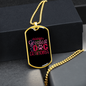 World's Greates Dog Grandma Necklace Stainless Steel or 18k Gold Dog Tag 24" Chain-Express Your Love Gifts