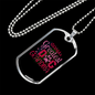 World's Greates Dog Grandma Necklace Stainless Steel or 18k Gold Dog Tag 24" Chain-Express Your Love Gifts