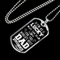 Worlds Best Dad Necklace Stainless Steel or 18k Gold Dog Tag 24" Chain-Express Your Love Gifts