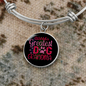 Worlds Greatest Dog Grandma Bracelet Stainless Steel or 18k Gold Circle Bangle-Express Your Love Gifts
