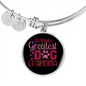 Worlds Greatest Dog Grandma Bracelet Stainless Steel or 18k Gold Circle Bangle-Express Your Love Gifts