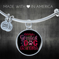 Worlds Greatest Dog Grandma Bracelet Stainless Steel or 18k Gold Circle Bangle-Express Your Love Gifts