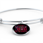 Worlds Greatest Dog Grandma Bracelet Stainless Steel or 18k Gold Circle Bangle-Express Your Love Gifts