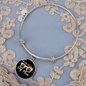 Worlds Greatest Dog Mom Bracelet Stainless Steel or 18k Gold Circle Bangle-Express Your Love Gifts
