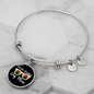 Worlds Greatest Dog Mom Bracelet Stainless Steel or 18k Gold Circle Bangle-Express Your Love Gifts