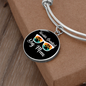 Worlds Greatest Dog Mom Bracelet Stainless Steel or 18k Gold Circle Bangle-Express Your Love Gifts