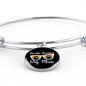 Worlds Greatest Dog Mom Bracelet Stainless Steel or 18k Gold Circle Bangle-Express Your Love Gifts
