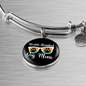 Worlds Greatest Dog Mom Bracelet Stainless Steel or 18k Gold Circle Bangle-Express Your Love Gifts