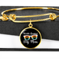 Worlds Greatest Dog Mom Bracelet Stainless Steel or 18k Gold Circle Bangle-Express Your Love Gifts