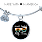 Worlds Greatest Dog Mom Bracelet Stainless Steel or 18k Gold Circle Bangle-Express Your Love Gifts