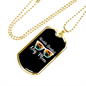 Worlds Greatest Dog Mom Necklace Stainless Steel or 18k Gold Dog Tag 24" Chain-Express Your Love Gifts
