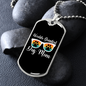 Worlds Greatest Dog Mom Necklace Stainless Steel or 18k Gold Dog Tag 24" Chain-Express Your Love Gifts