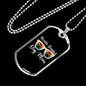 Worlds Greatest Dog Mom Necklace Stainless Steel or 18k Gold Dog Tag 24" Chain-Express Your Love Gifts