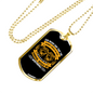 Would Be Worthwhile Christian Necklace Stainless Steel or 18k Gold Dog Tag 24" Chain-Express Your Love Gifts