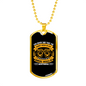 Would Be Worthwhile Christian Necklace Stainless Steel or 18k Gold Dog Tag 24" Chain-Express Your Love Gifts