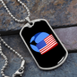 Wrapped UST Token Crypto Necklace Stainless Steel or 18k Gold Dog Tag 24" Chain-Express Your Love Gifts