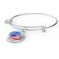 Wrapped UST Token (UST) Bracelet Stainless Steel or 18k Gold Circle Bangle-Express Your Love Gifts