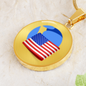 Wrapped UST Token (UST) Circle Necklace Stainless Steel or 18k Gold 18-22"-Express Your Love Gifts