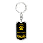 Xoloitzcuintli Keychain Stainless Steel or 18k Gold-Express Your Love Gifts