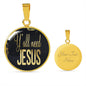 Y'All Need Jesus Circle Necklace Stainless Steel or 18k Gold 18-22"-Express Your Love Gifts