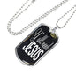 Y'All Need Jesus Necklace Dog Tag Stainless Steel or 18k Gold 24"-Express Your Love Gifts