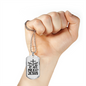 Y'All Need Jesus Necklace Stainless Steel or 18k Gold Dog Tag 24" Chain-Express Your Love Gifts
